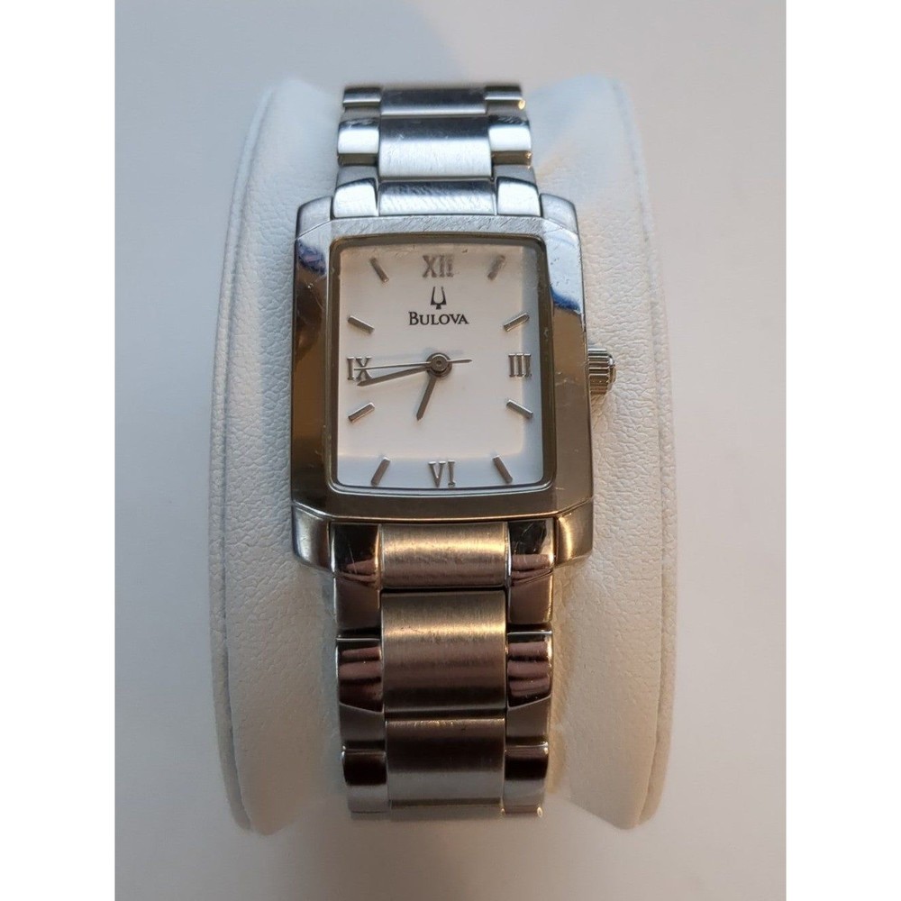 Bulova Women's silver tone watch 96L95